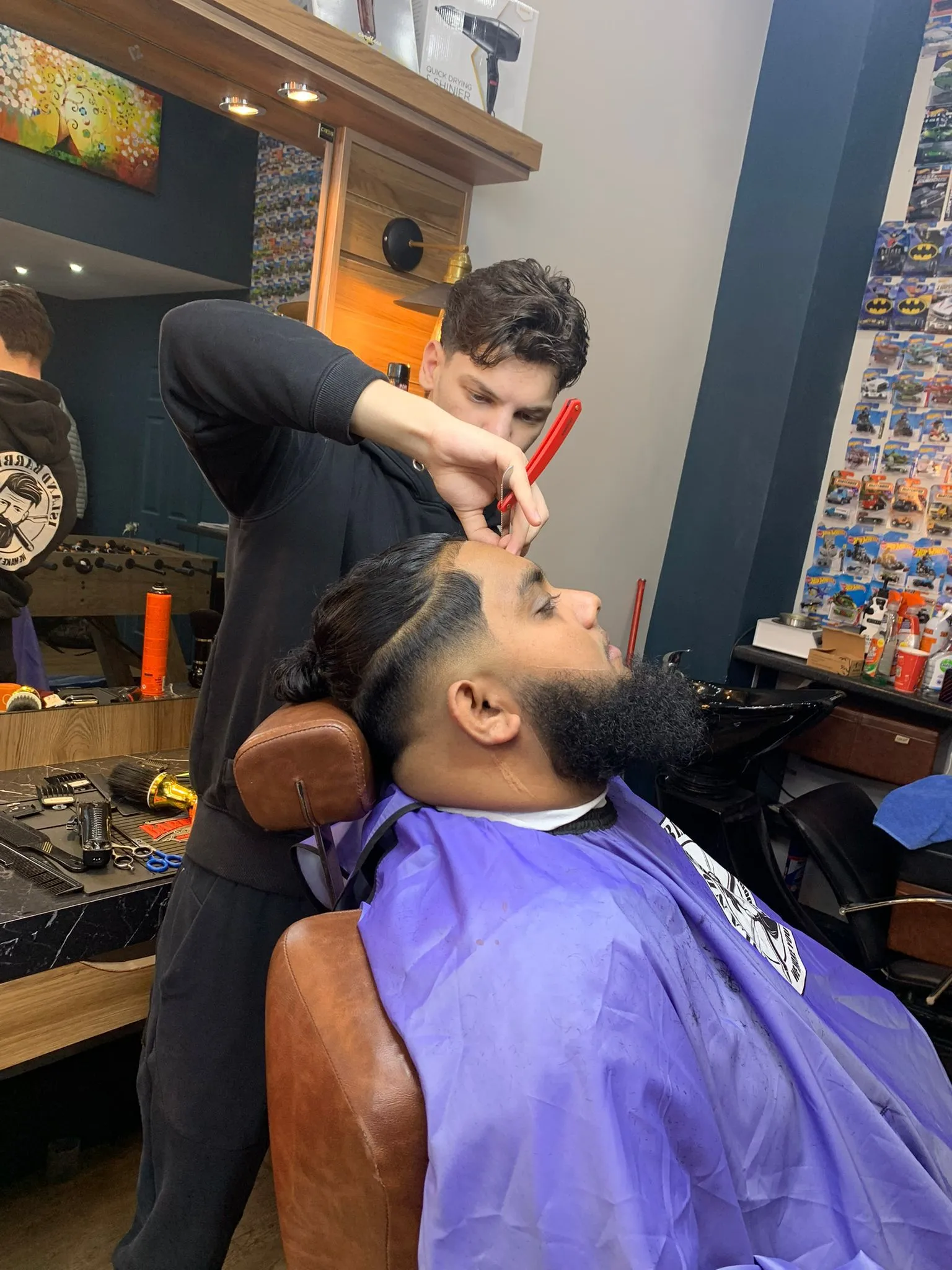 Mid drop fade haircut - stylish drop fade